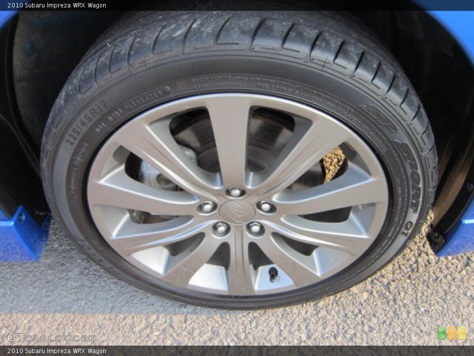 2010 Subaru Impreza WRX Wagon Wheel and Tire Photo #53676957