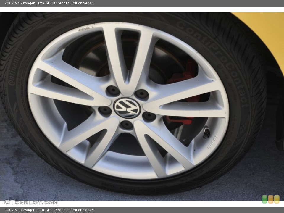 2007 Volkswagen Jetta GLI Fahrenheit Edition Sedan Wheel and Tire Photo #53678232