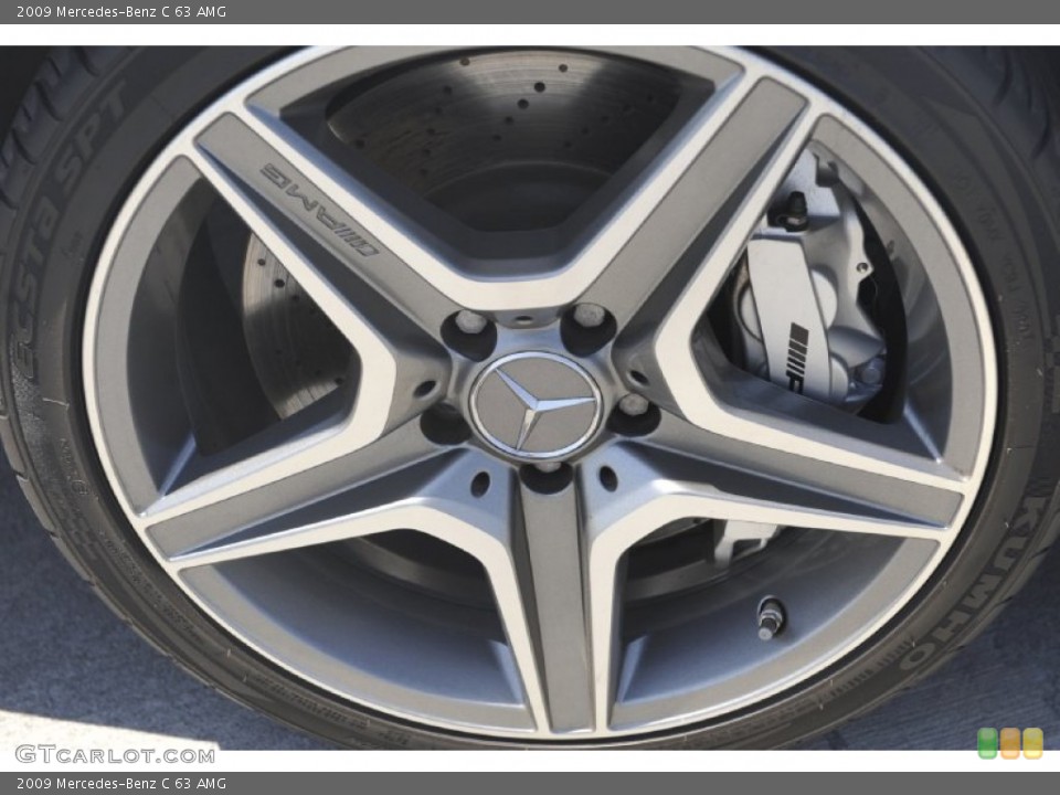 2009 Mercedes-Benz C 63 AMG Wheel and Tire Photo #53679051