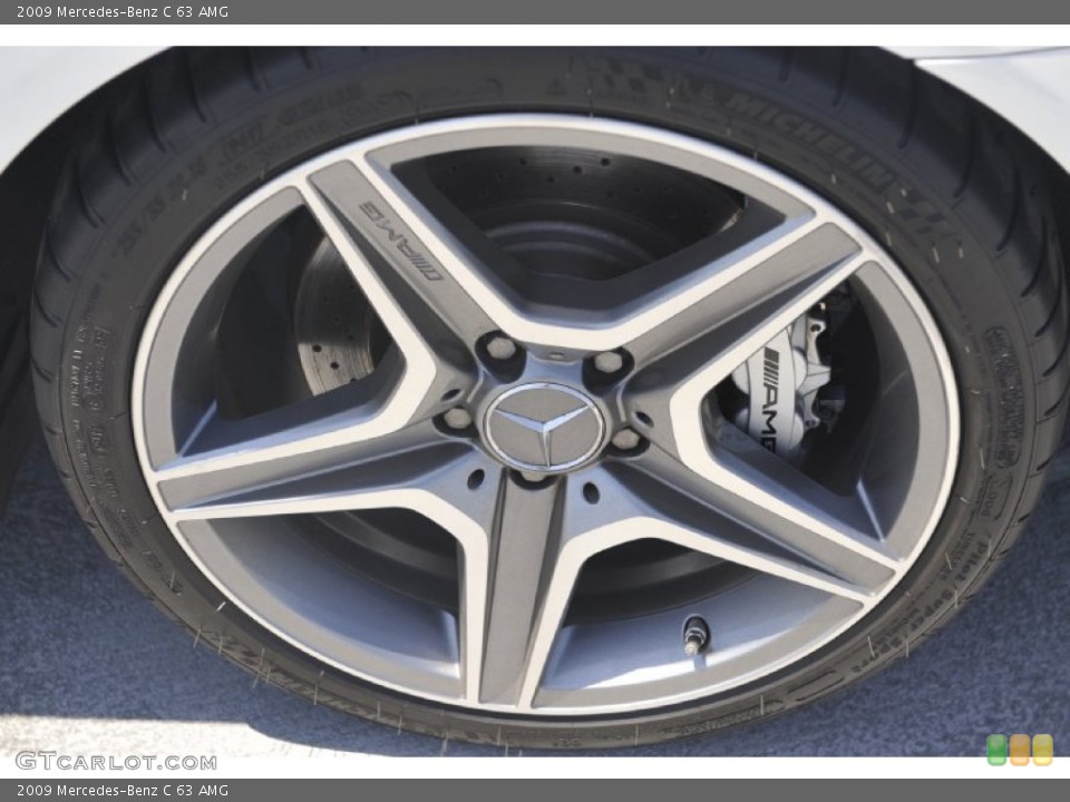 2009 Mercedes-Benz C 63 AMG Wheel and Tire Photo #53679057