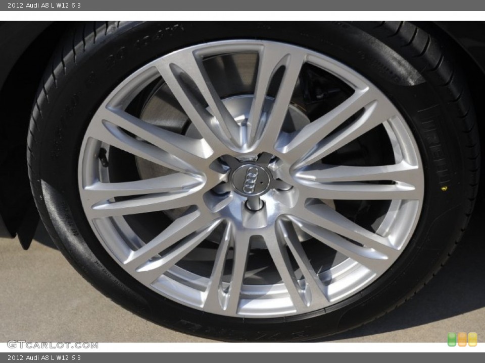 2012 Audi A8 L W12 6.3 Wheel and Tire Photo #53679678