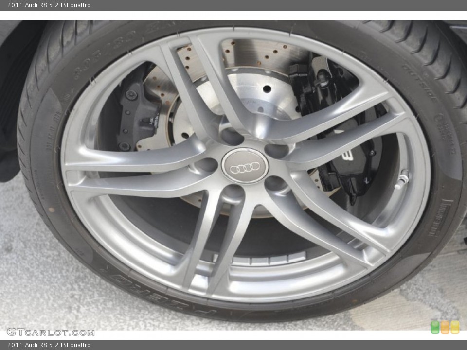 2011 Audi R8 5.2 FSI quattro Wheel and Tire Photo #53680206