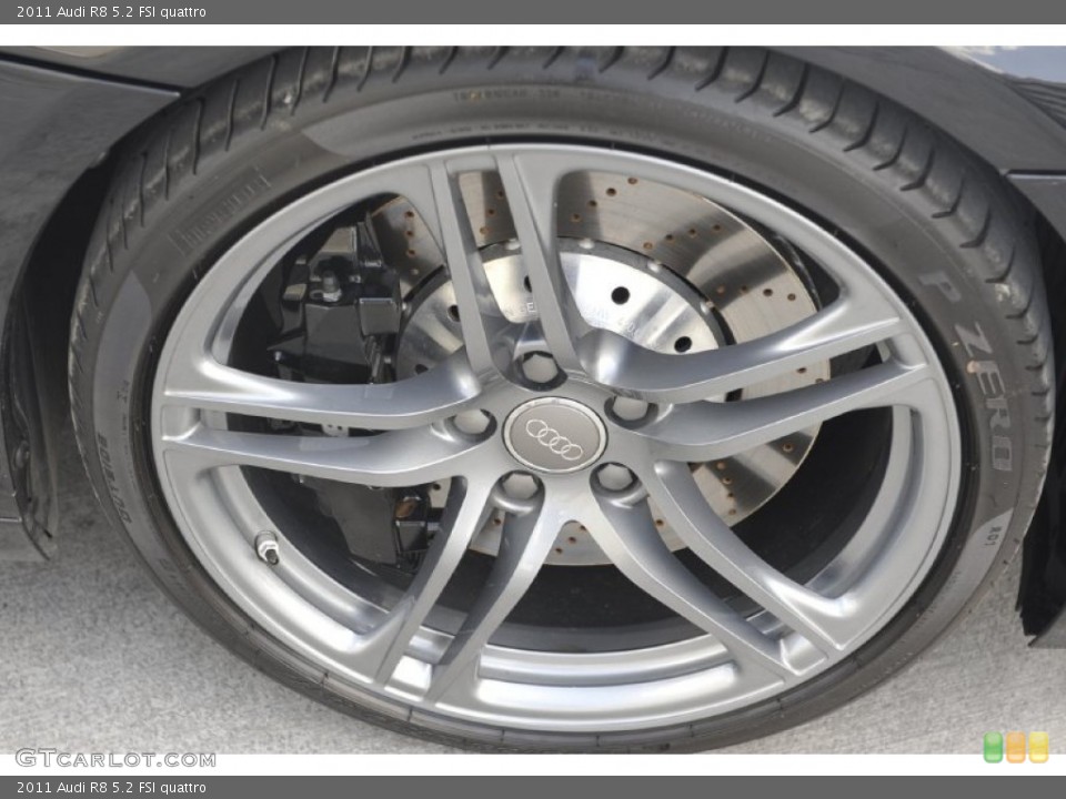 2011 Audi R8 5.2 FSI quattro Wheel and Tire Photo #53680215