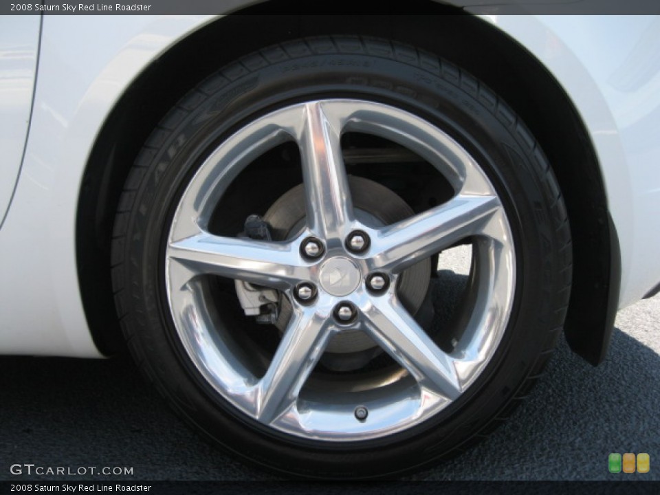 2008 Saturn Sky Red Line Roadster Wheel and Tire Photo #53683749