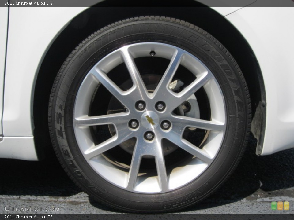2011 Chevrolet Malibu LTZ Wheel and Tire Photo #53683797
