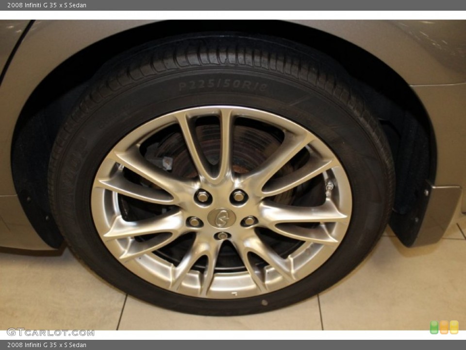 2008 Infiniti G 35 x S Sedan Wheel and Tire Photo #53687241