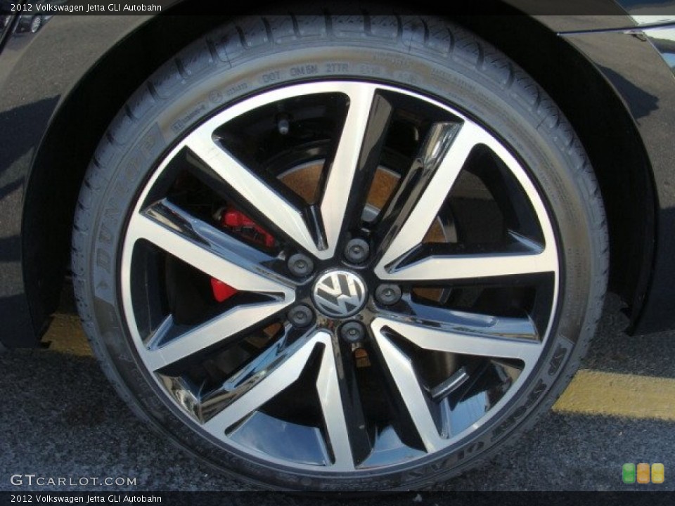 2012 Volkswagen Jetta GLI Autobahn Wheel and Tire Photo #53695446