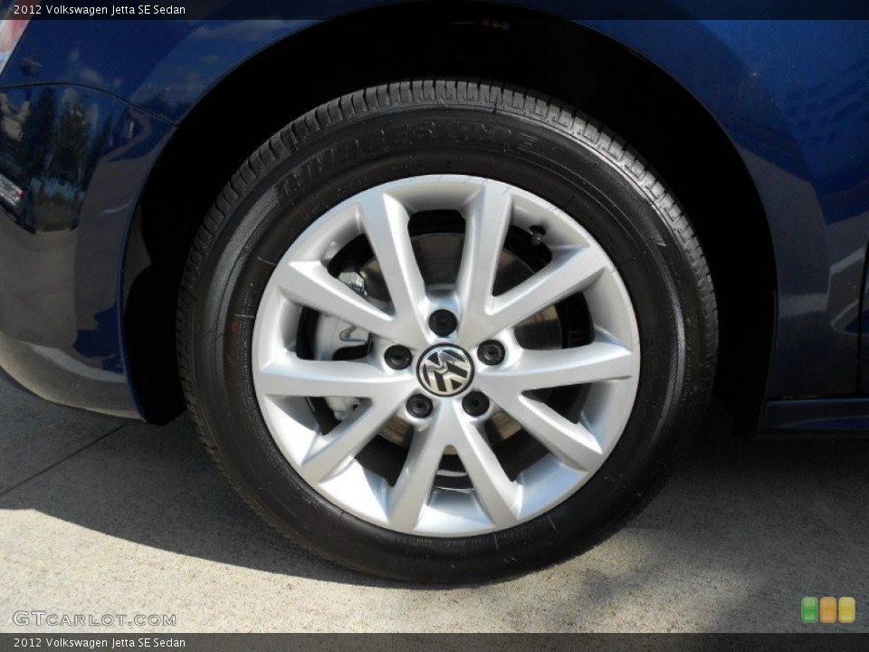 2012 Volkswagen Jetta SE Sedan Wheel and Tire Photo #53700495
