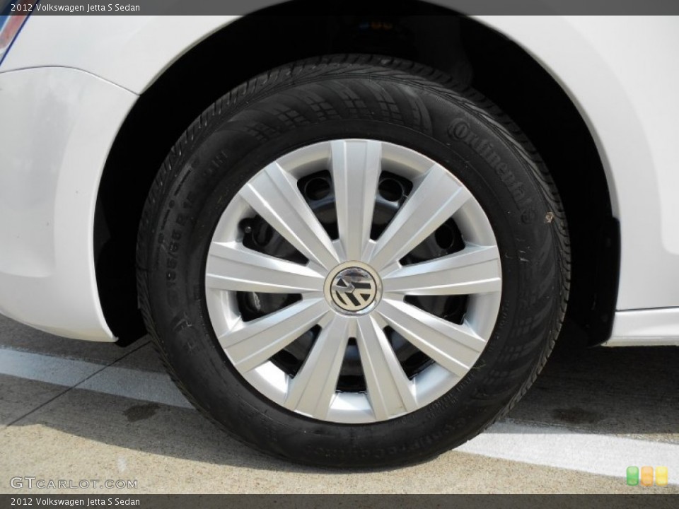 2012 Volkswagen Jetta S Sedan Wheel and Tire Photo #53700771