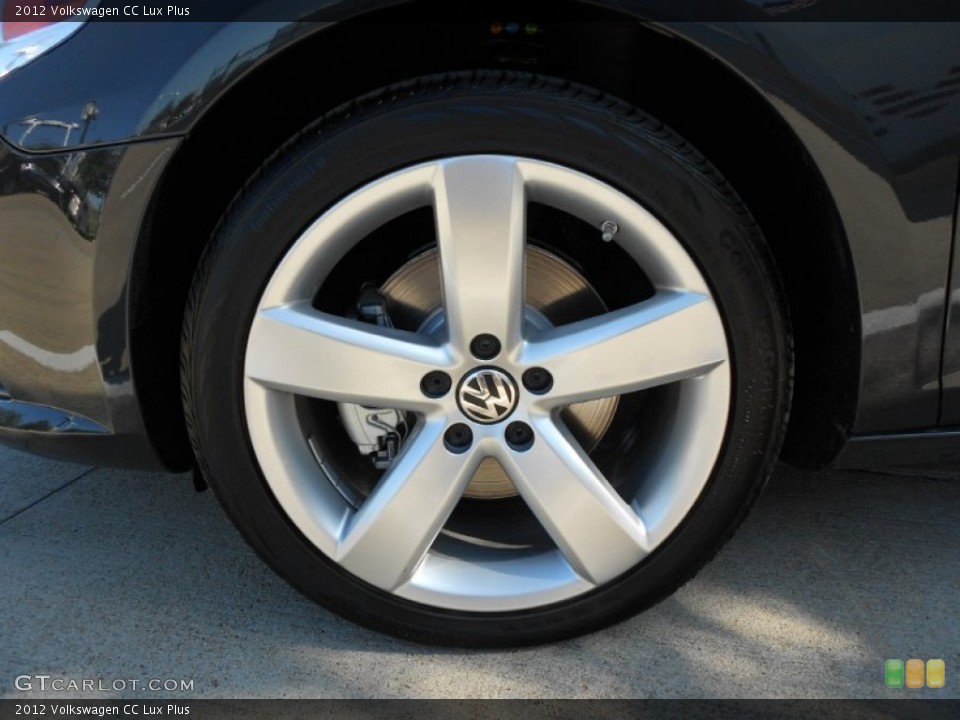 2012 Volkswagen CC Lux Plus Wheel and Tire Photo #53701155