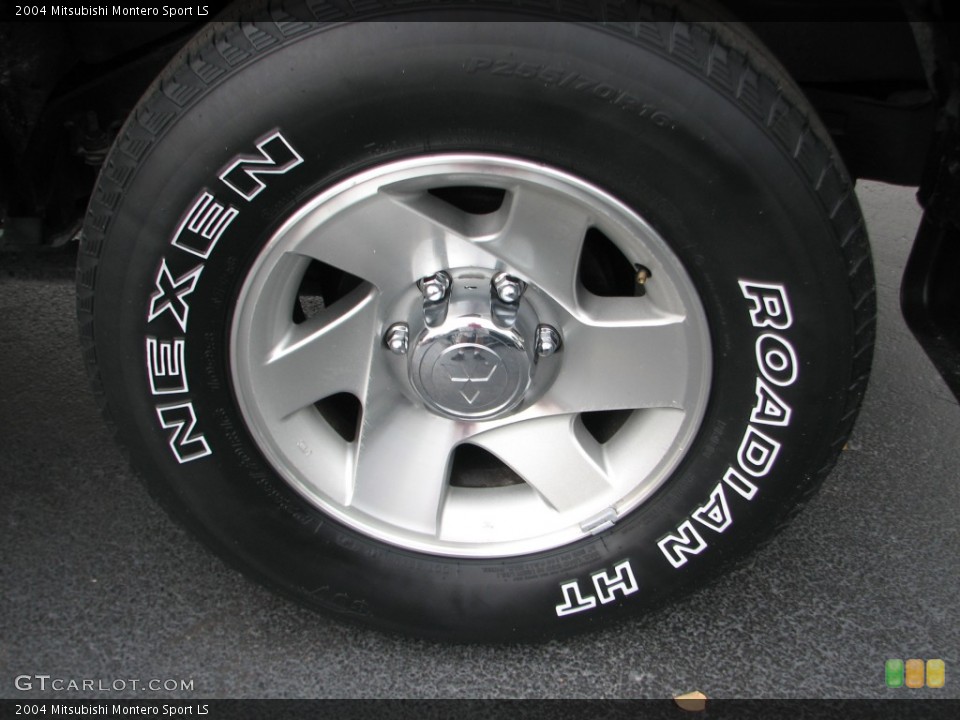 2004 Mitsubishi Montero Sport LS Wheel and Tire Photo #53705190