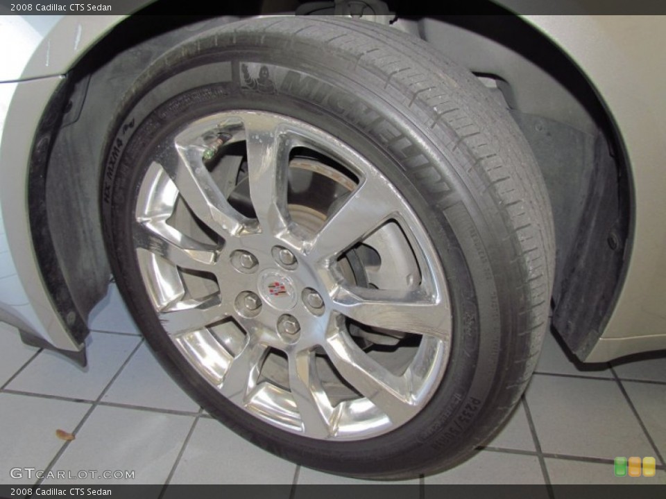 2008 Cadillac CTS Sedan Wheel and Tire Photo #53709306