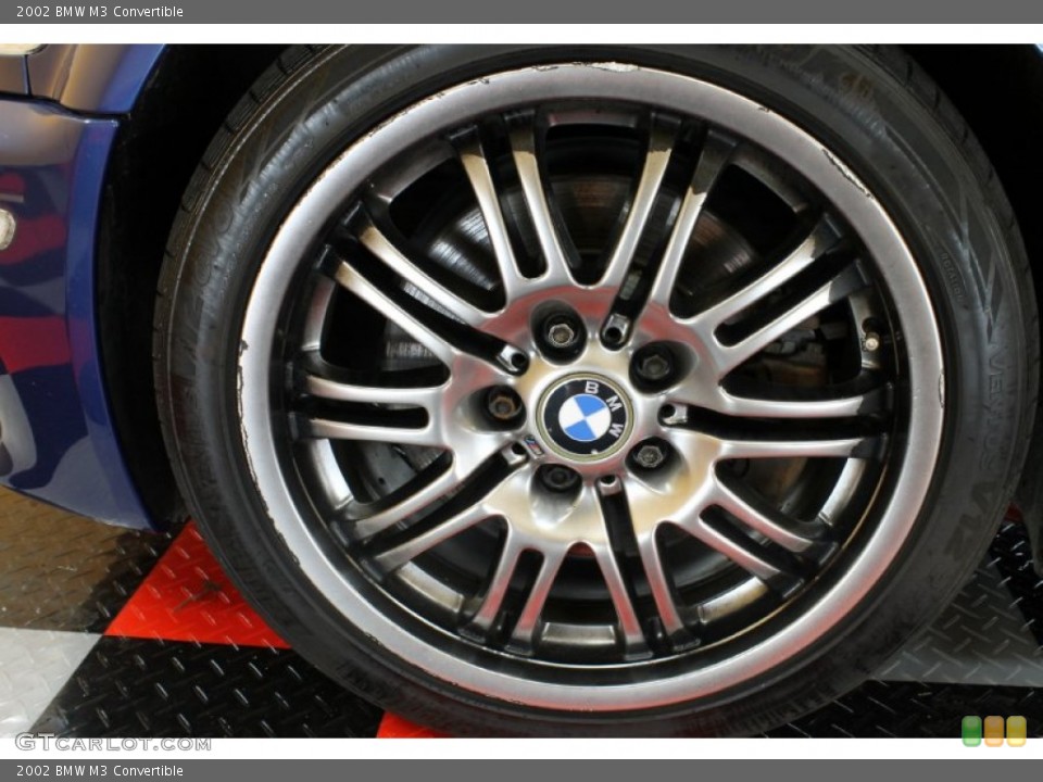 2002 BMW M3 Convertible Wheel and Tire Photo #53710437