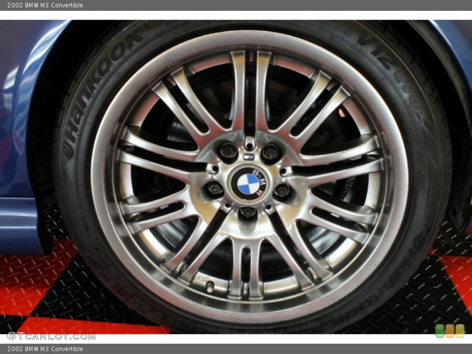 2002 BMW M3 Convertible Wheel and Tire Photo #53710443