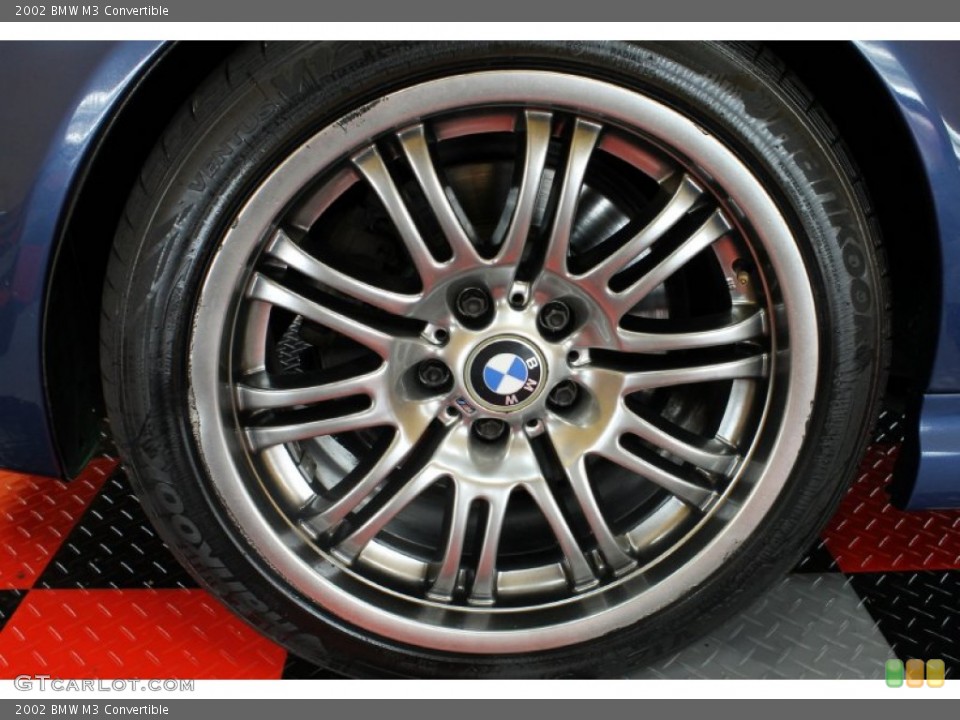 2002 BMW M3 Convertible Wheel and Tire Photo #53710446