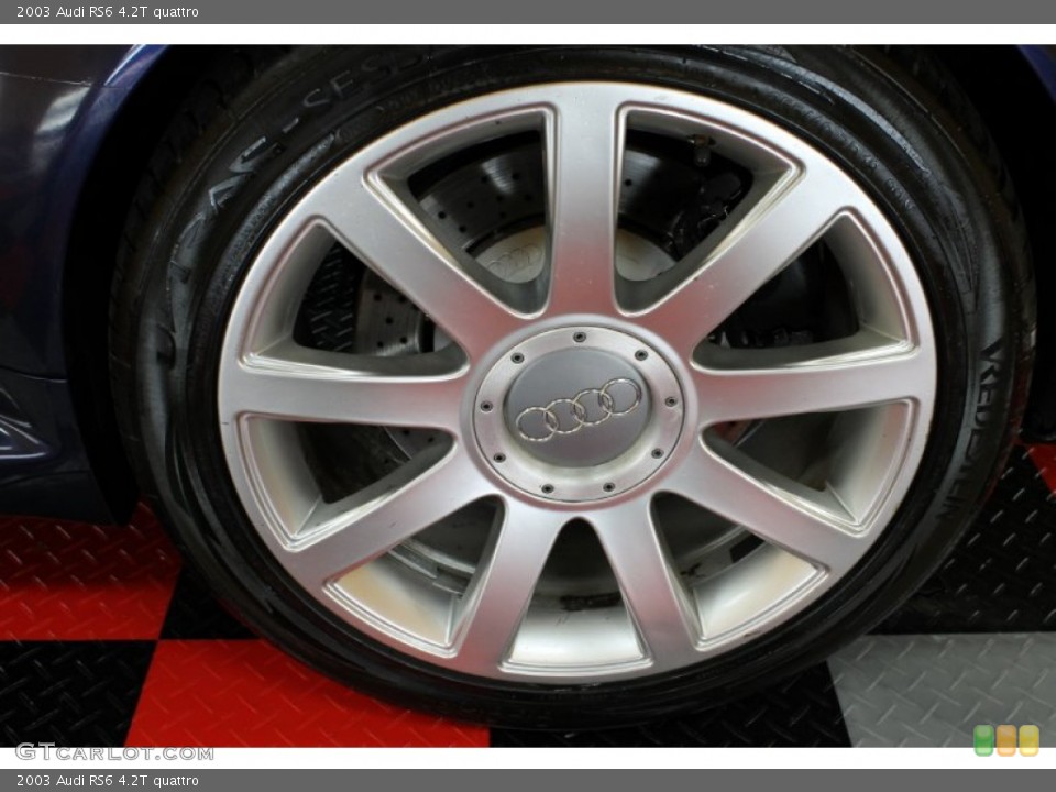 2003 Audi RS6 4.2T quattro Wheel and Tire Photo #53710773