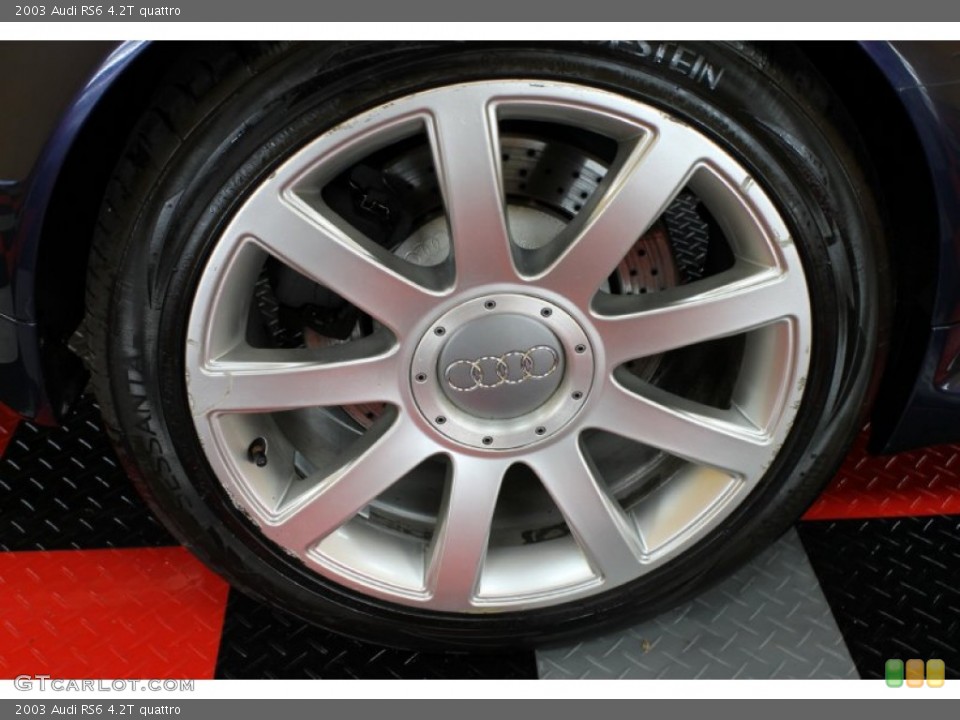 2003 Audi RS6 4.2T quattro Wheel and Tire Photo #53710780