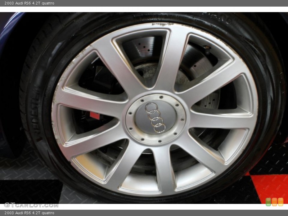 2003 Audi RS6 4.2T quattro Wheel and Tire Photo #53710788