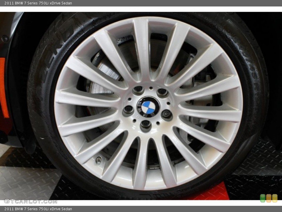 2011 BMW 7 Series 750Li xDrive Sedan Wheel and Tire Photo #53711685