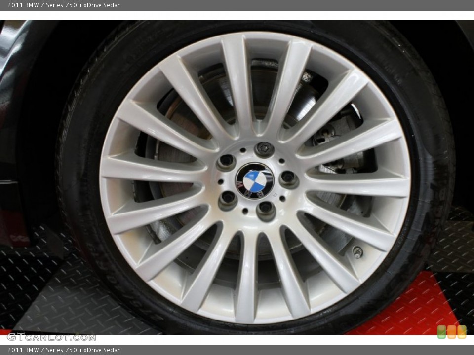 2011 BMW 7 Series 750Li xDrive Sedan Wheel and Tire Photo #53711691