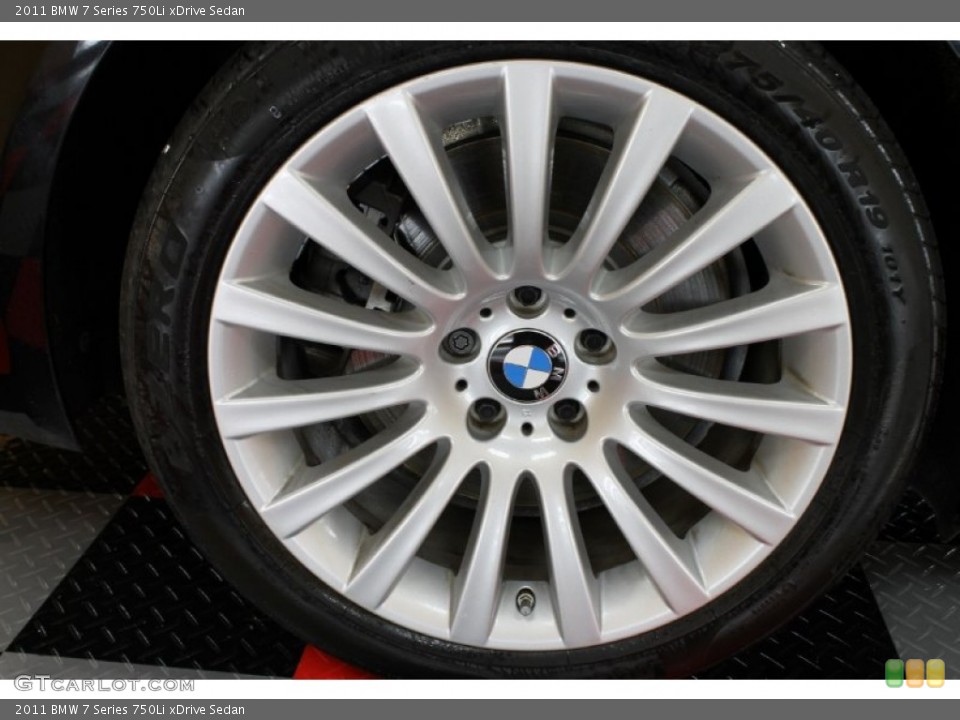 2011 BMW 7 Series 750Li xDrive Sedan Wheel and Tire Photo #53711697
