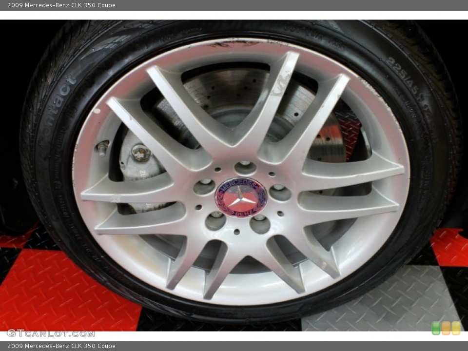 2009 Mercedes-Benz CLK 350 Coupe Wheel and Tire Photo #53712229