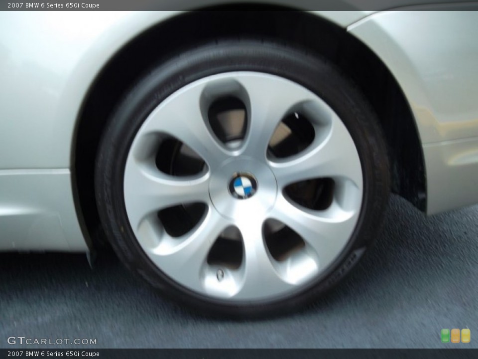 2007 BMW 6 Series 650i Coupe Wheel and Tire Photo #53712987