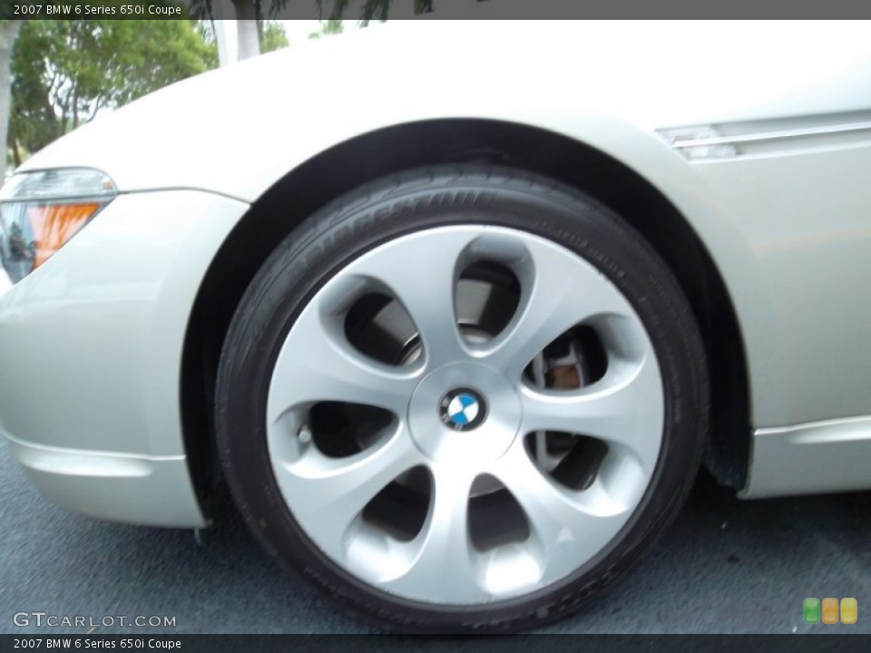 2007 BMW 6 Series 650i Coupe Wheel and Tire Photo #53712990