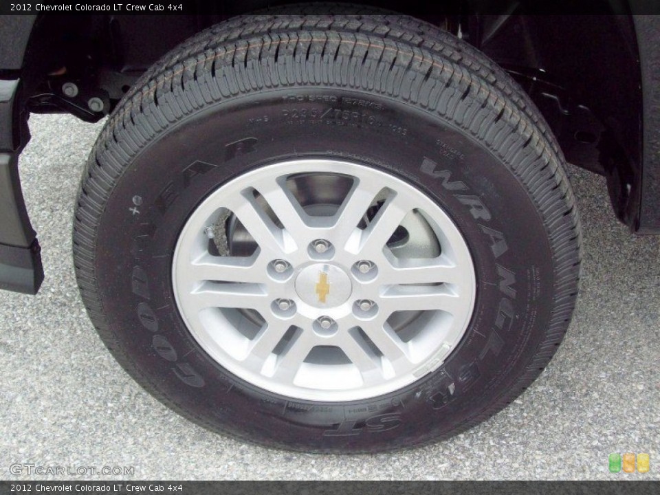 2012 Chevrolet Colorado LT Crew Cab 4x4 Wheel and Tire Photo #53714579