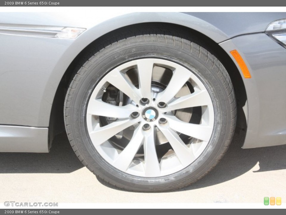 2009 BMW 6 Series 650i Coupe Wheel and Tire Photo #53716338