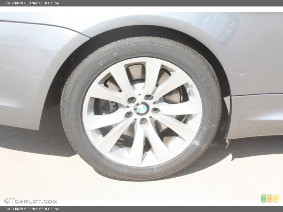 2009 BMW 6 Series 650i Coupe Wheel and Tire Photo #53716341