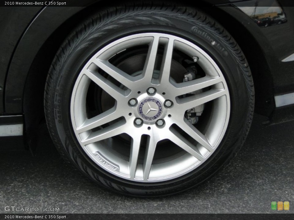 2010 Mercedes-Benz C 350 Sport Wheel and Tire Photo #53718702