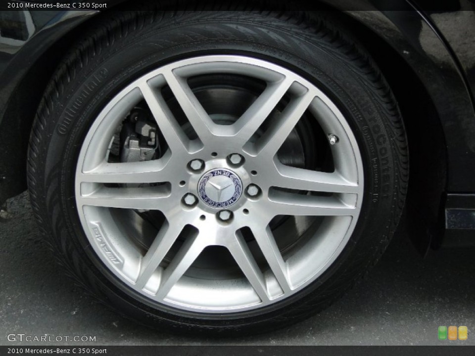 2010 Mercedes-Benz C 350 Sport Wheel and Tire Photo #53718720