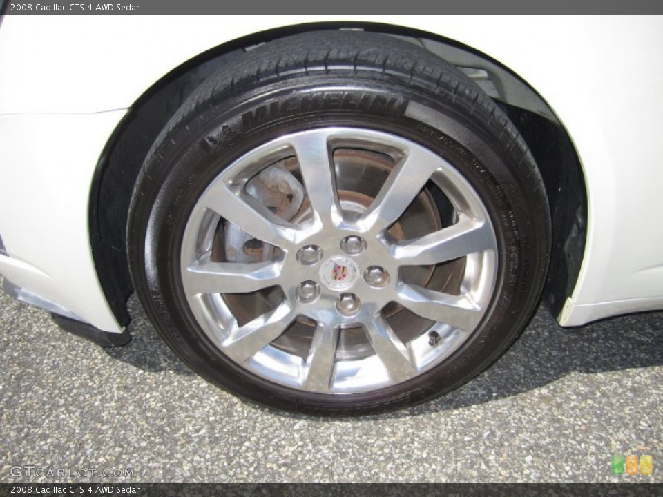 2008 Cadillac CTS 4 AWD Sedan Wheel and Tire Photo #53719872