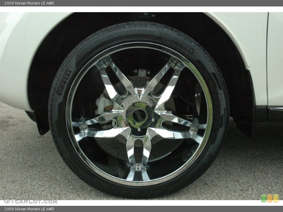 2009 Nissan Murano Custom Wheel and Tire Photo #53722428