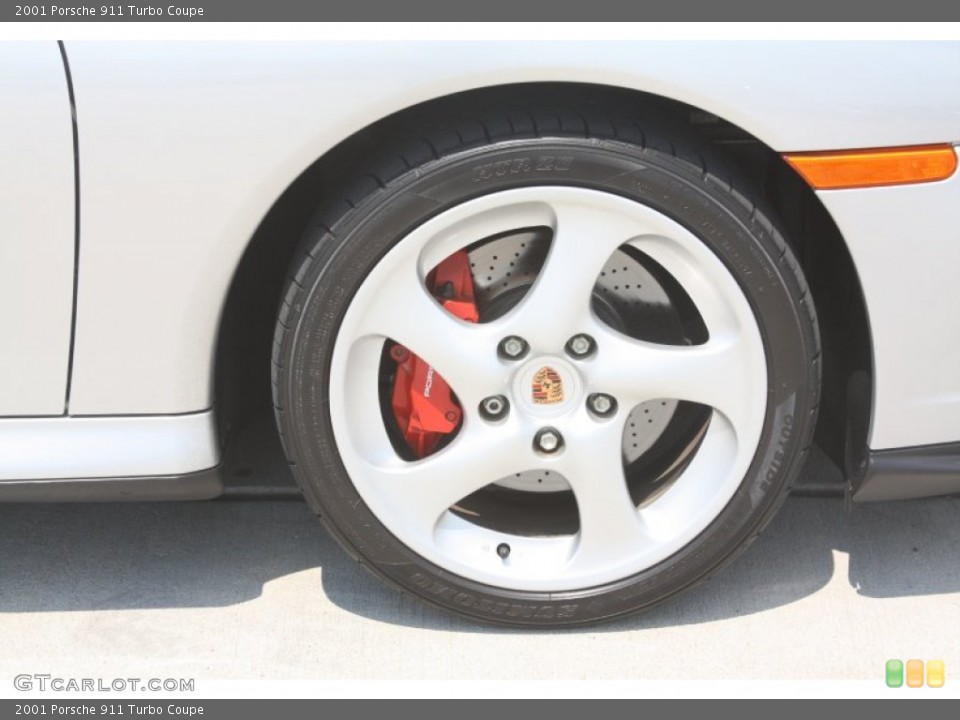 2001 Porsche 911 Turbo Coupe Wheel and Tire Photo #53725599