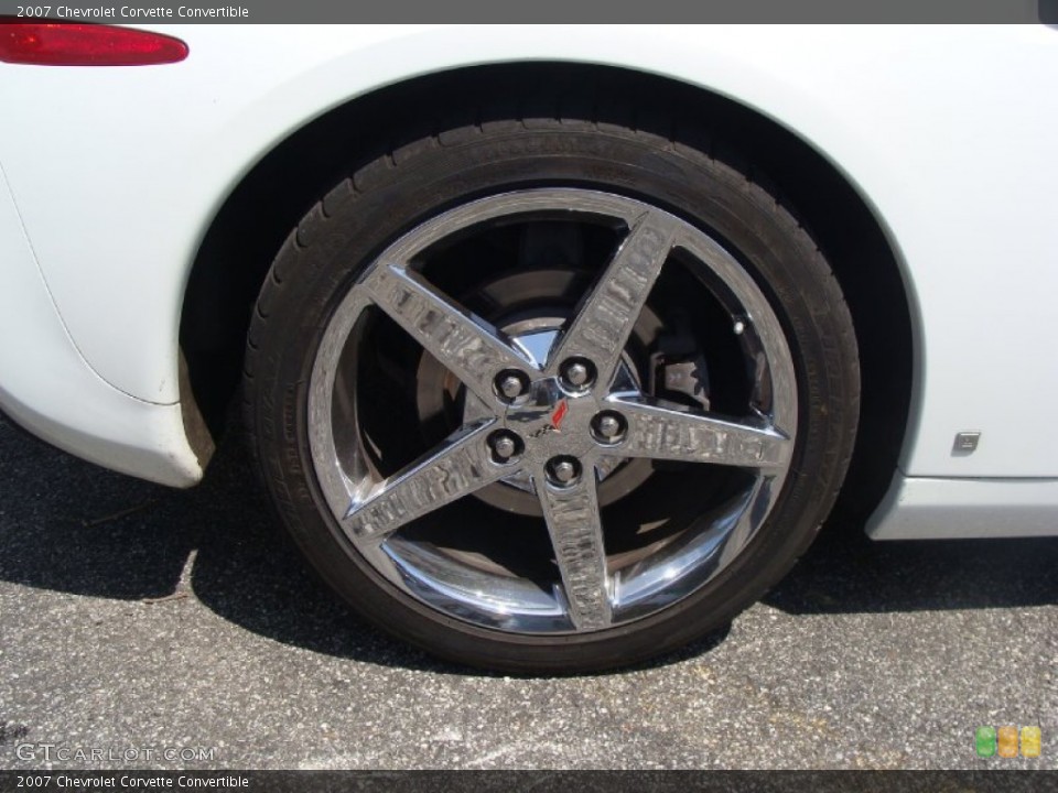 2007 Chevrolet Corvette Convertible Wheel and Tire Photo #53727303