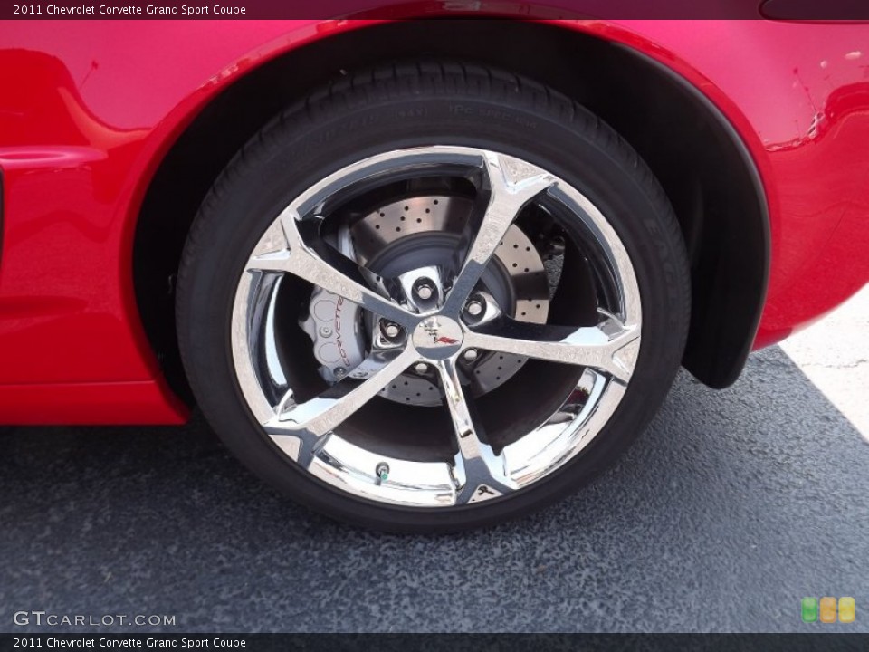 2011 Chevrolet Corvette Grand Sport Coupe Wheel and Tire Photo #53730834