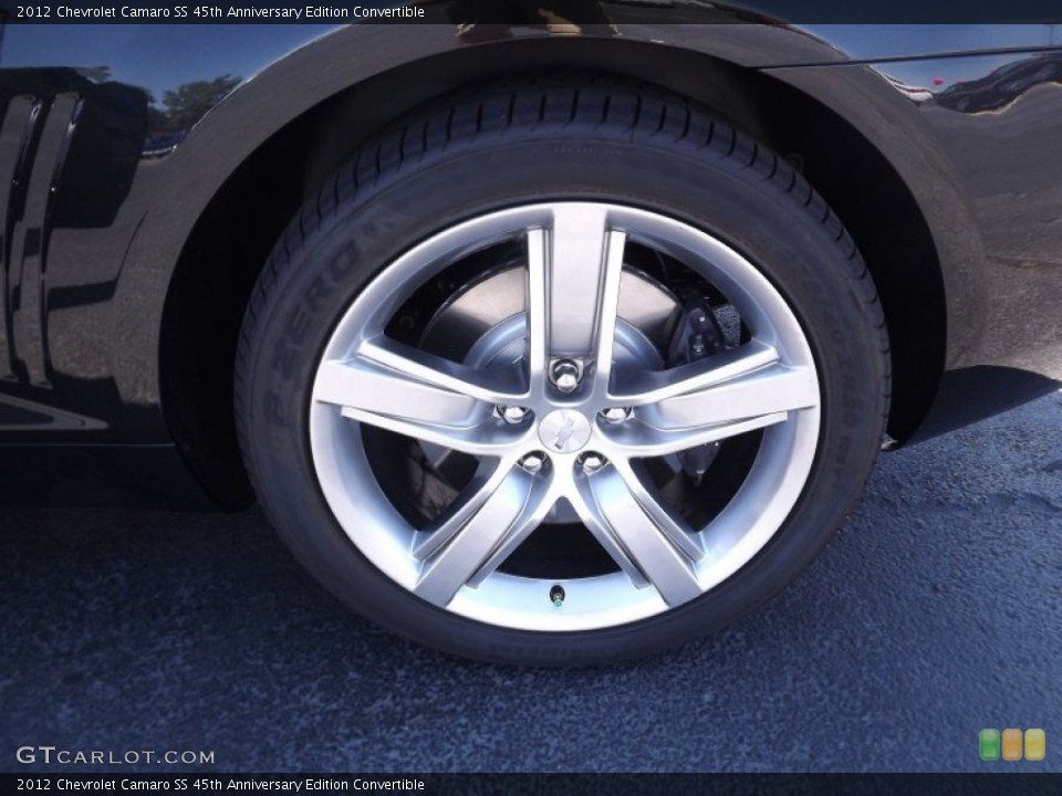 2012 Chevrolet Camaro SS 45th Anniversary Edition Convertible Wheel and Tire Photo #53731981