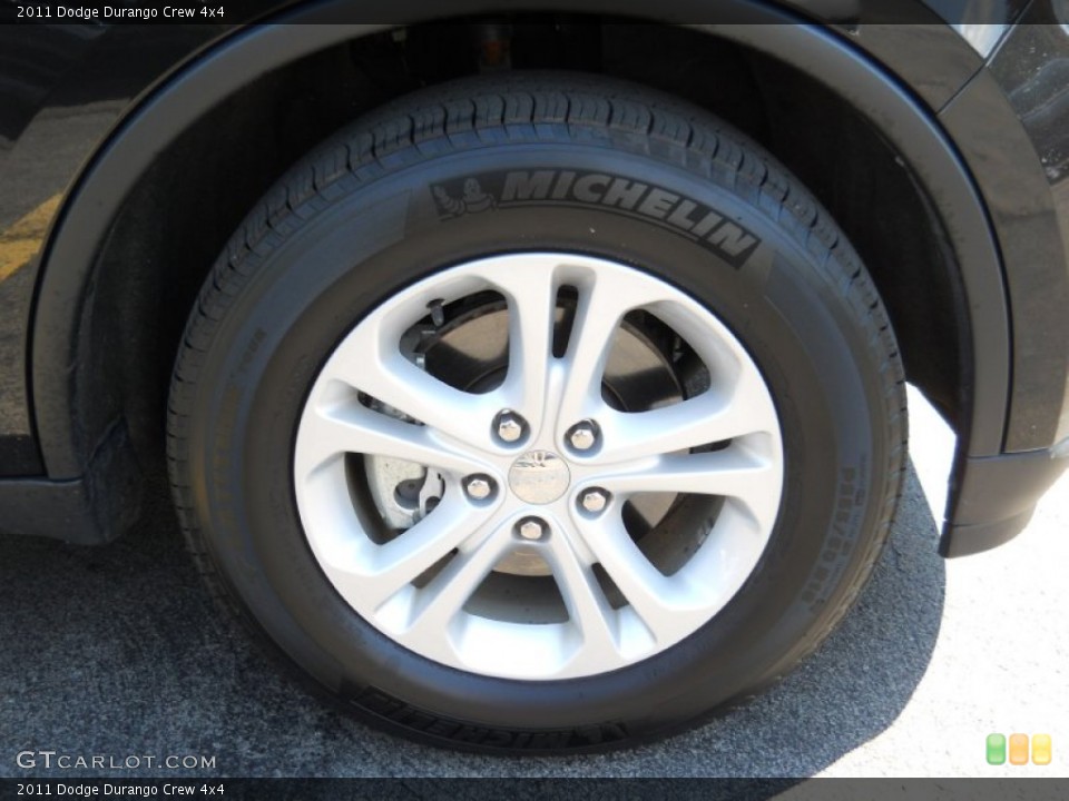 2011 Dodge Durango Crew 4x4 Wheel and Tire Photo #53734824