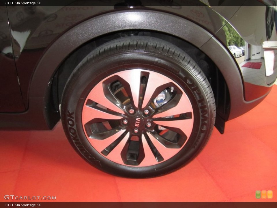 2011 Kia Sportage SX Wheel and Tire Photo #53736555