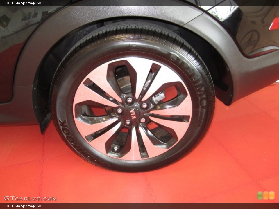 2011 Kia Sportage SX Wheel and Tire Photo #53736564