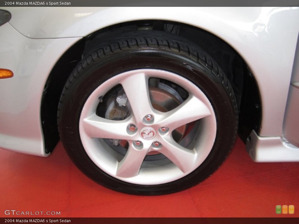 2004 Mazda MAZDA6 s Sport Sedan Wheel and Tire Photo #53737008