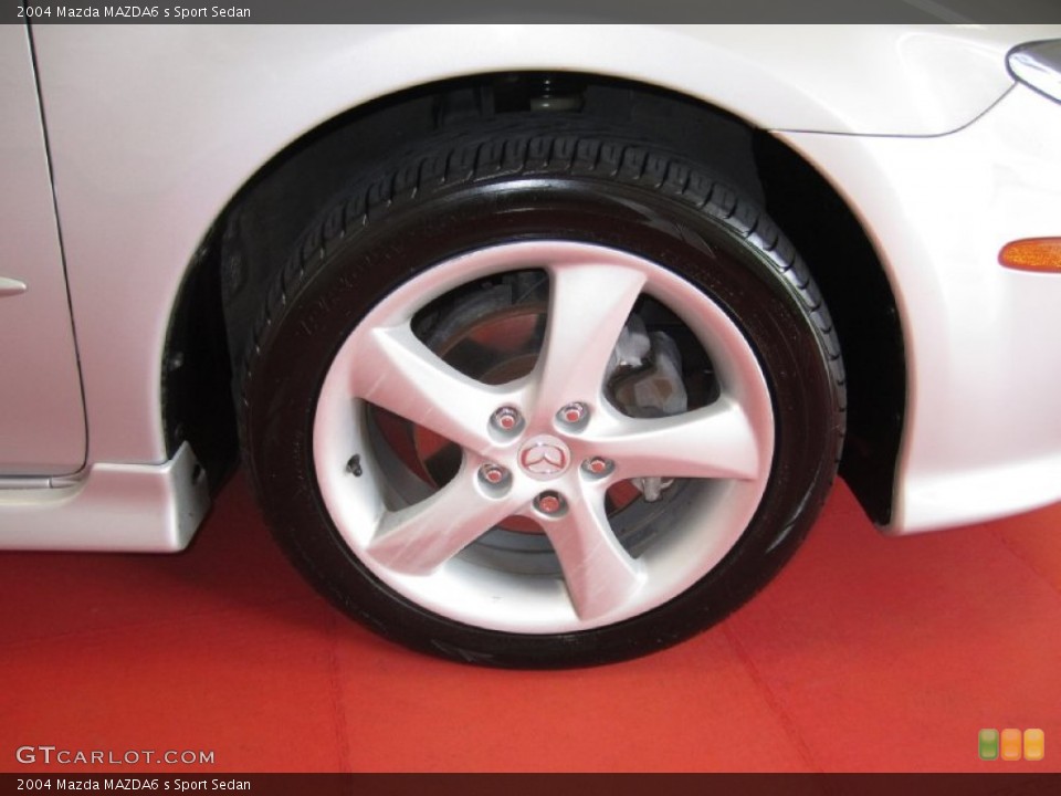 2004 Mazda MAZDA6 s Sport Sedan Wheel and Tire Photo #53737014