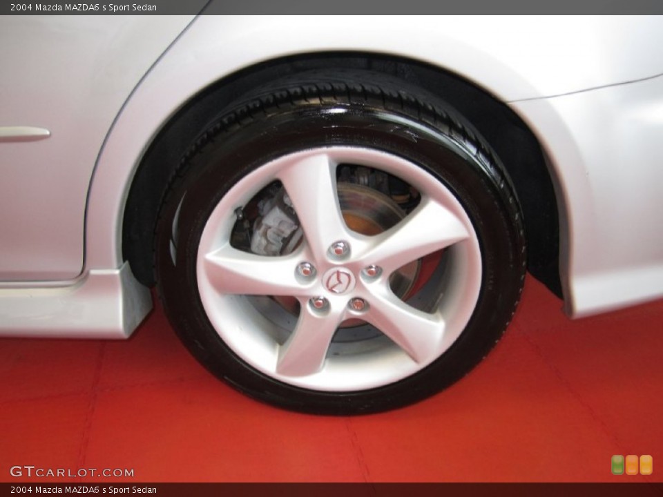 2004 Mazda MAZDA6 s Sport Sedan Wheel and Tire Photo #53737026