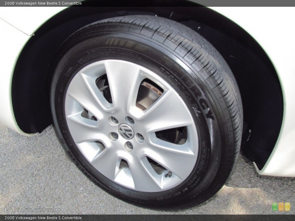 2008 Volkswagen New Beetle S Convertible Wheel and Tire Photo #53743002