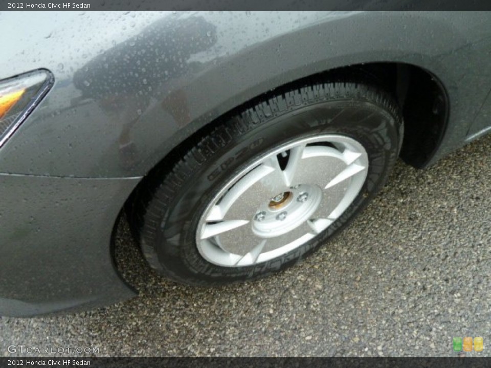 2012 Honda Civic HF Sedan Wheel and Tire Photo #53744793
