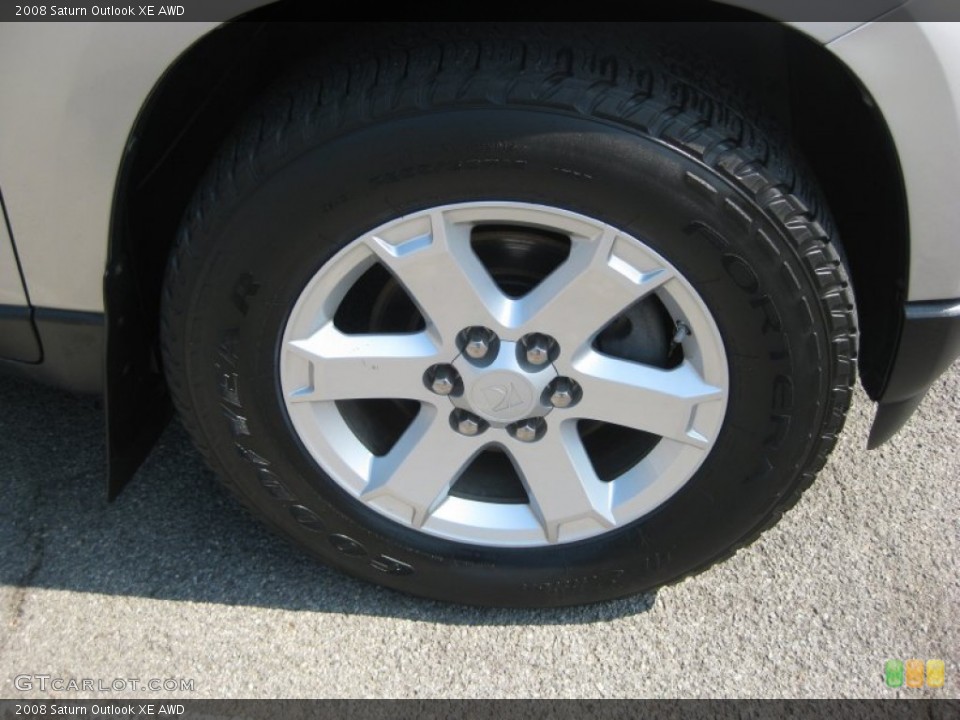 2008 Saturn Outlook XE AWD Wheel and Tire Photo #53745918