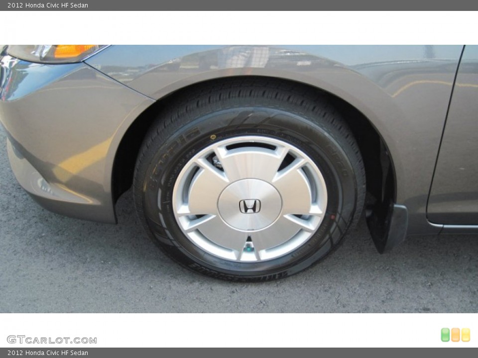 2012 Honda Civic HF Sedan Wheel and Tire Photo #53753442