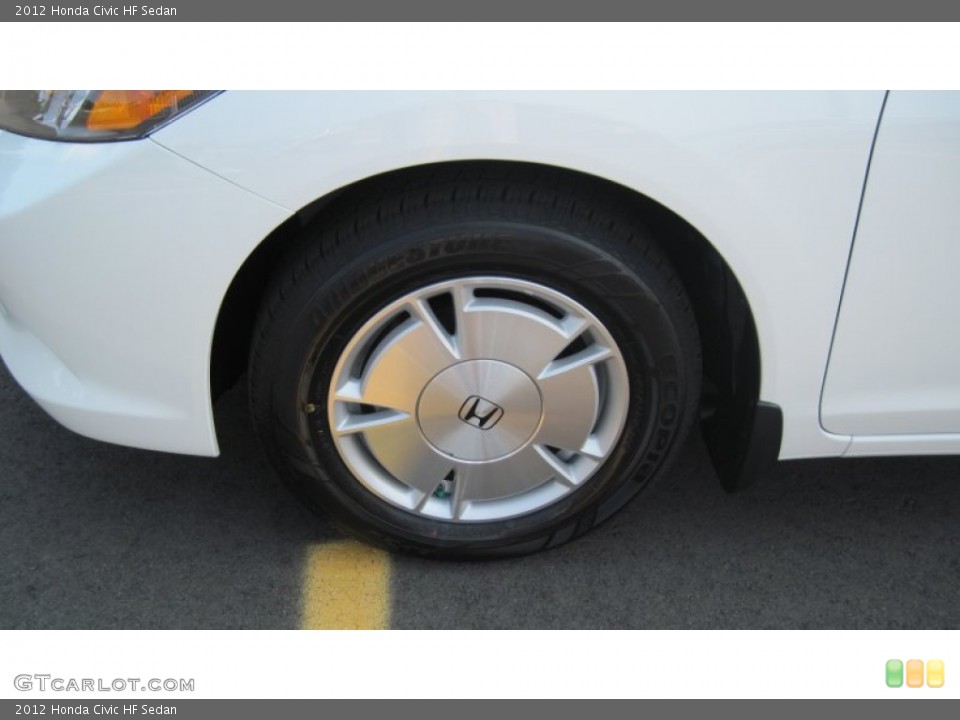 2012 Honda Civic HF Sedan Wheel and Tire Photo #53753571